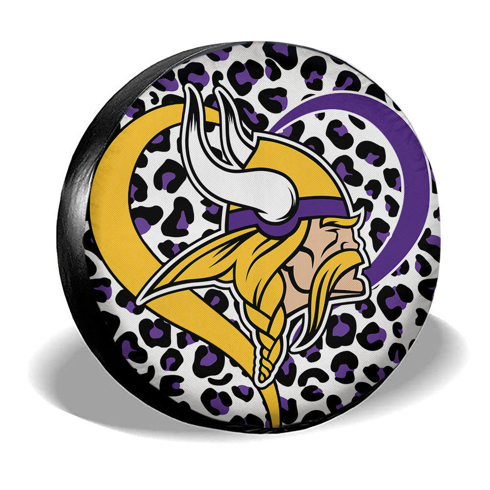 Minnesota Vikings Spare Tire Cover Custom Leopard Heart For Fans Gear Car Cover 3.jpg Minnesota Vikings Spare Tire Cover Custom Leopard Heart For Fans Gear Car Cover 3.jpg