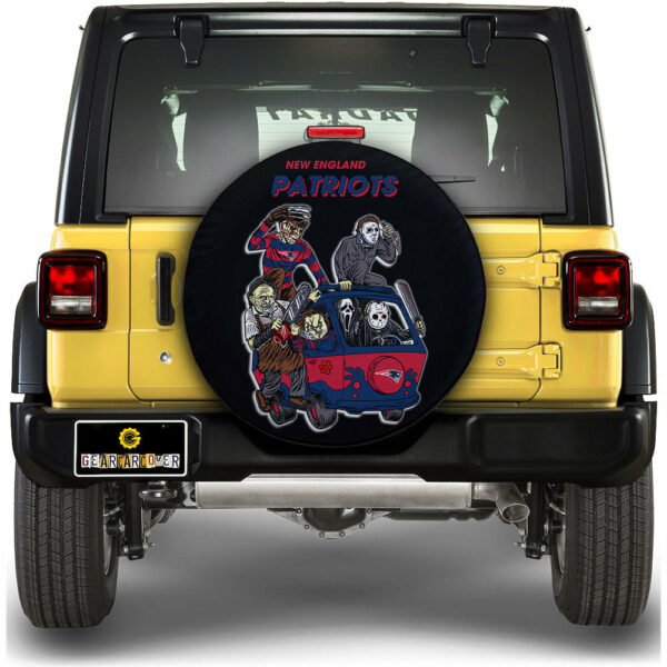 New England Patriots Spare Tire Covers Horror Characters Car Accessories Gear Car Cover DN0901241051 STC 2024.jpg