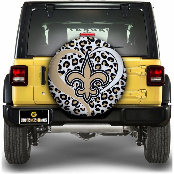 New Orleans Saints Spare Tire Cover Custom Leopard Heart For Fans Gear Car Cover DN1310221022 STC 14 Inch 2022.jpg
