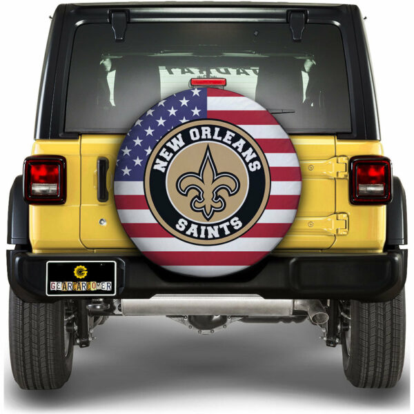 New Orleans Saints Spare Tire Covers Custom US Flag Style Gear Car Cover STC DN2410221012 14 Inch 2022.jpg