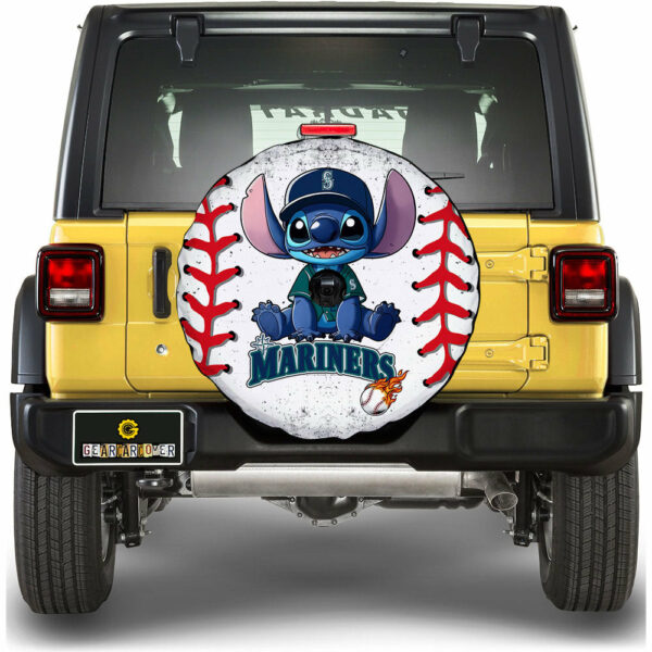 Seattle Mariners Spare Tire Covers Camera Hole Stitch Theme Collection Gear Car Cover.jpg