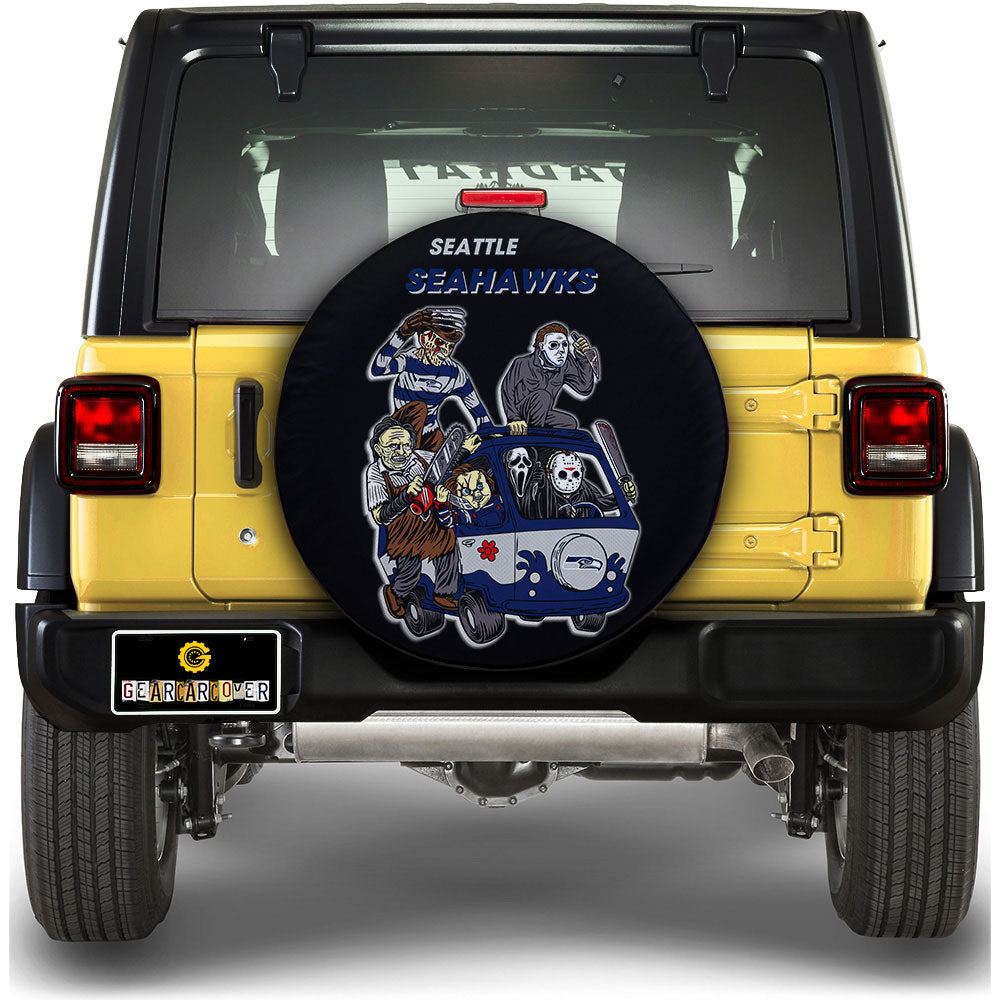 Seattle Seahawks Spare Tire Covers Horror Characters Car Accessories Gear Car Cover DN0901241058 STC 2024.jpg