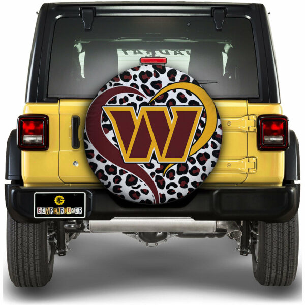 Washington Commanders Spare Tire Cover Custom Leopard Heart For Fans Gear Car Cover DN1310221028 STC 14 Inch 2022.jpg